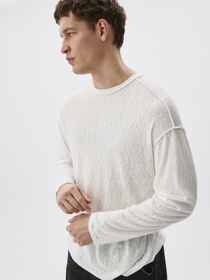Лонгслив REGULAR FIT базовый
