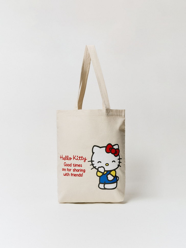 

Сумка-шоппер с ярким принтом Hello Kitty для девочек