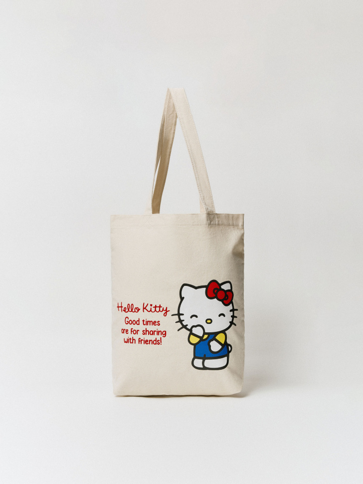 

Сумка-шоппер с ярким принтом Hello Kitty для девочек, 5808173212