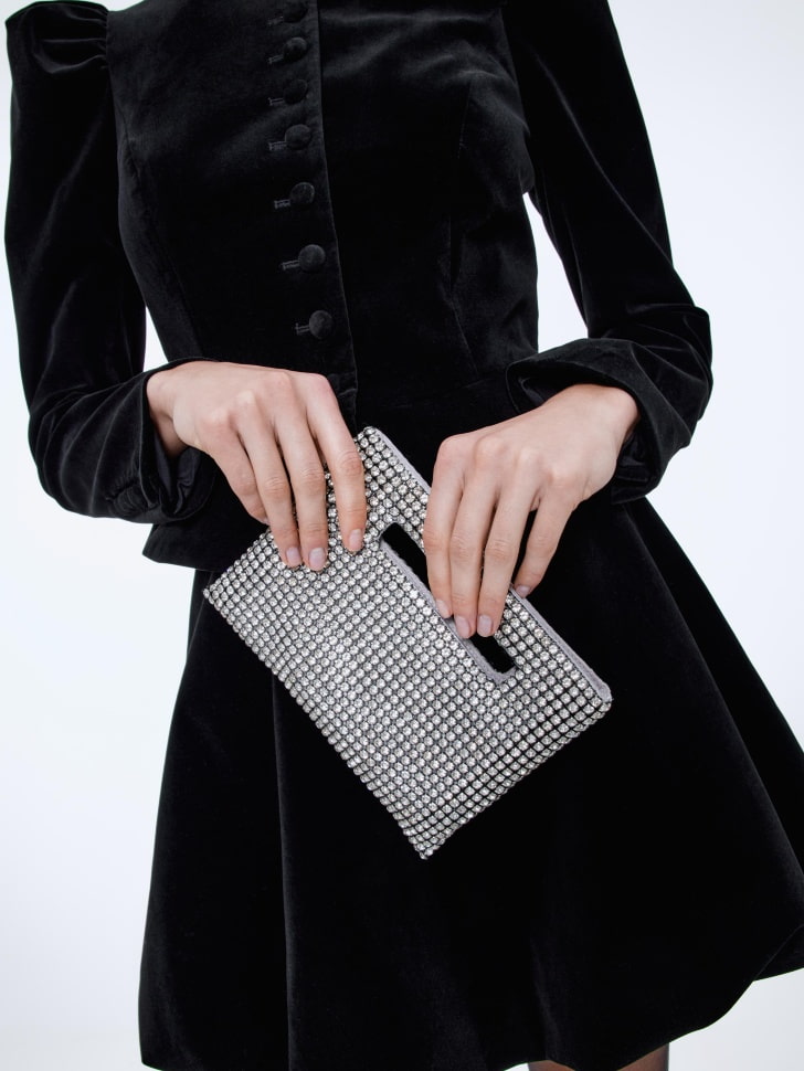 cумка кроссбоди из страз 4680704469080 фотография