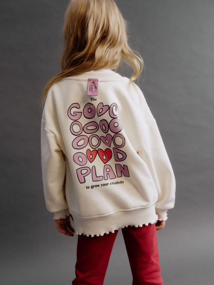 Свитшот с ярким принтом, арт. 32073