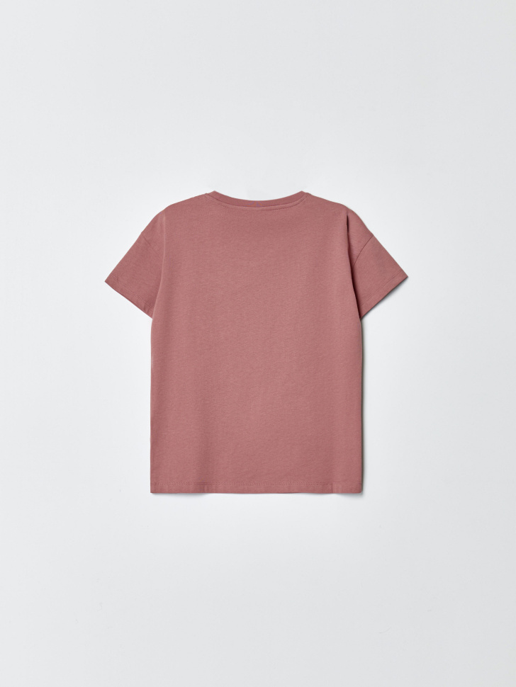 футболка с принтом для девочек от бренда sela вид слева