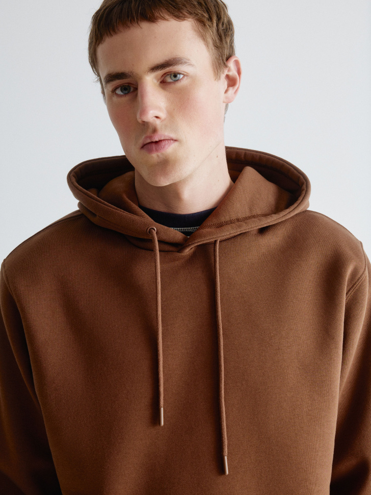 худи regular fit из футера 4610517262288 в интернет магазине