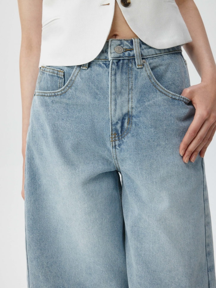 джинсовые шорты loose bermuda 4680704673012 по распродаже