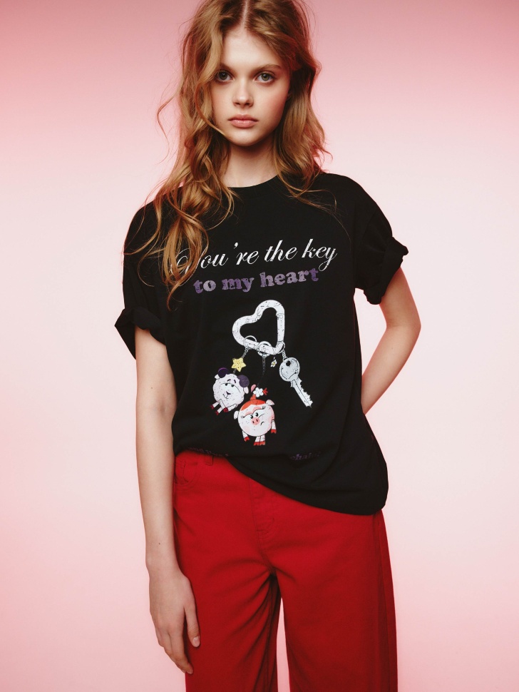 

Футболка с принтом из коллекции SELA Young x Смешарики, SL6802210207