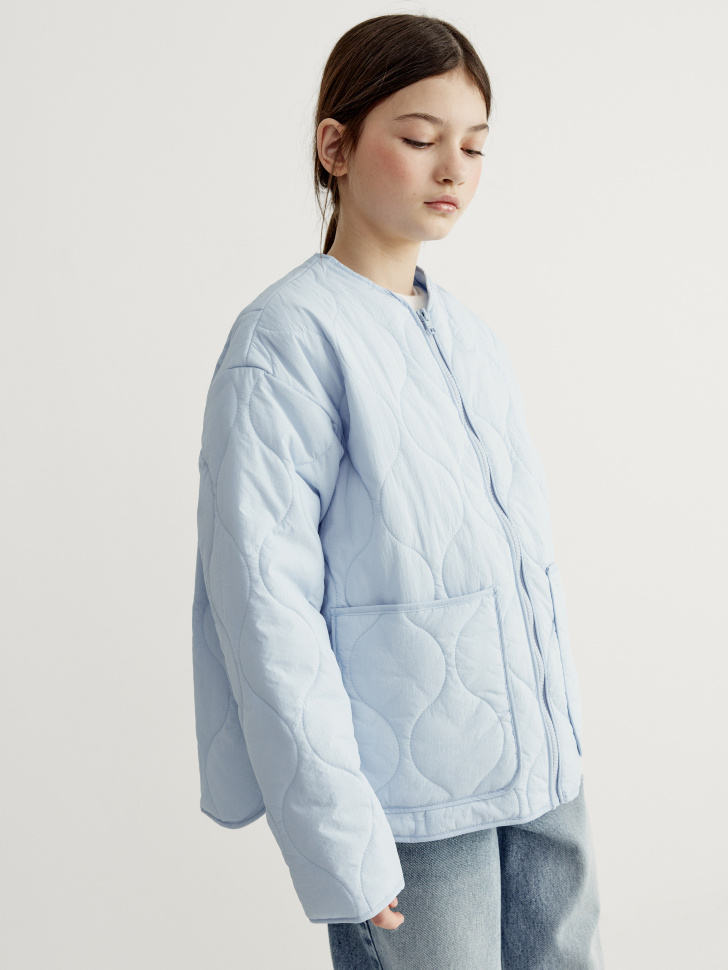 

Легкая стеганая куртка из нейлона для девочек, SL6803051110