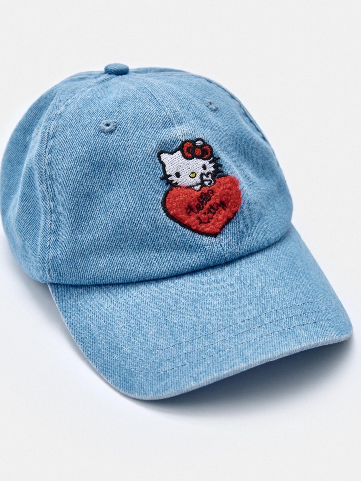 Джинсовая бейсболка Sela Hello Kitty, голубой, арт. 44921