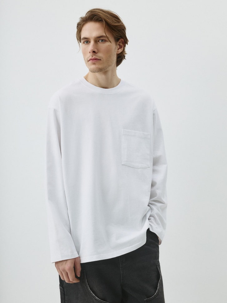 Базовый лонгслив RELAXED FIT