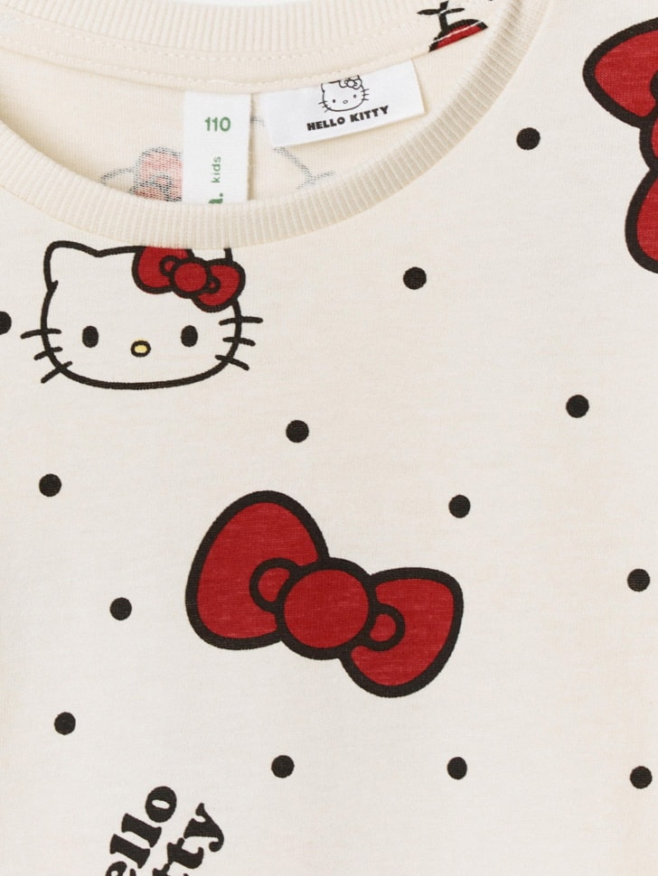 Лонгслив с принтом Hello Kitty для девочек. Фото №5