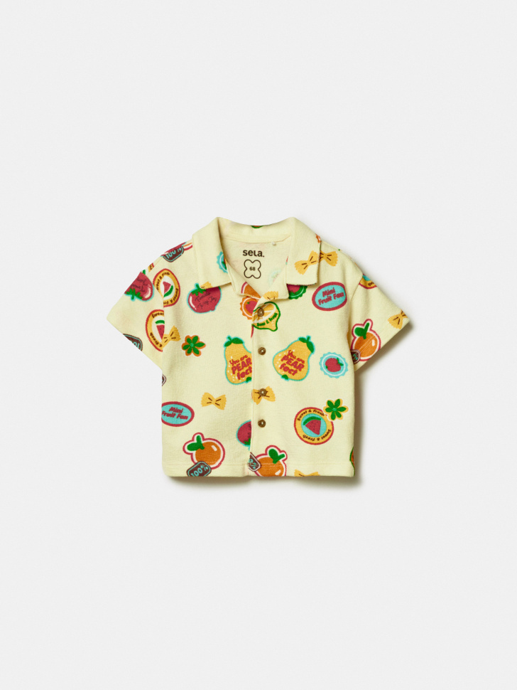 комплект из рубашки и шорт для малышей по цене 1499 руб вид справа