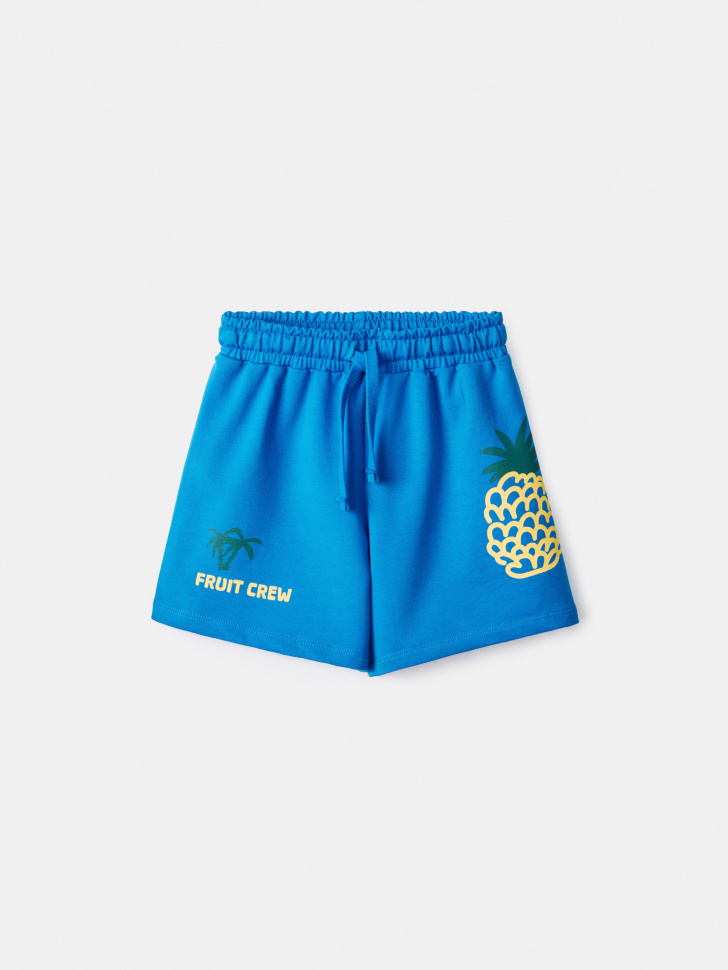 Трикотажные шорты Sela с принтом, синий, арт. 54744