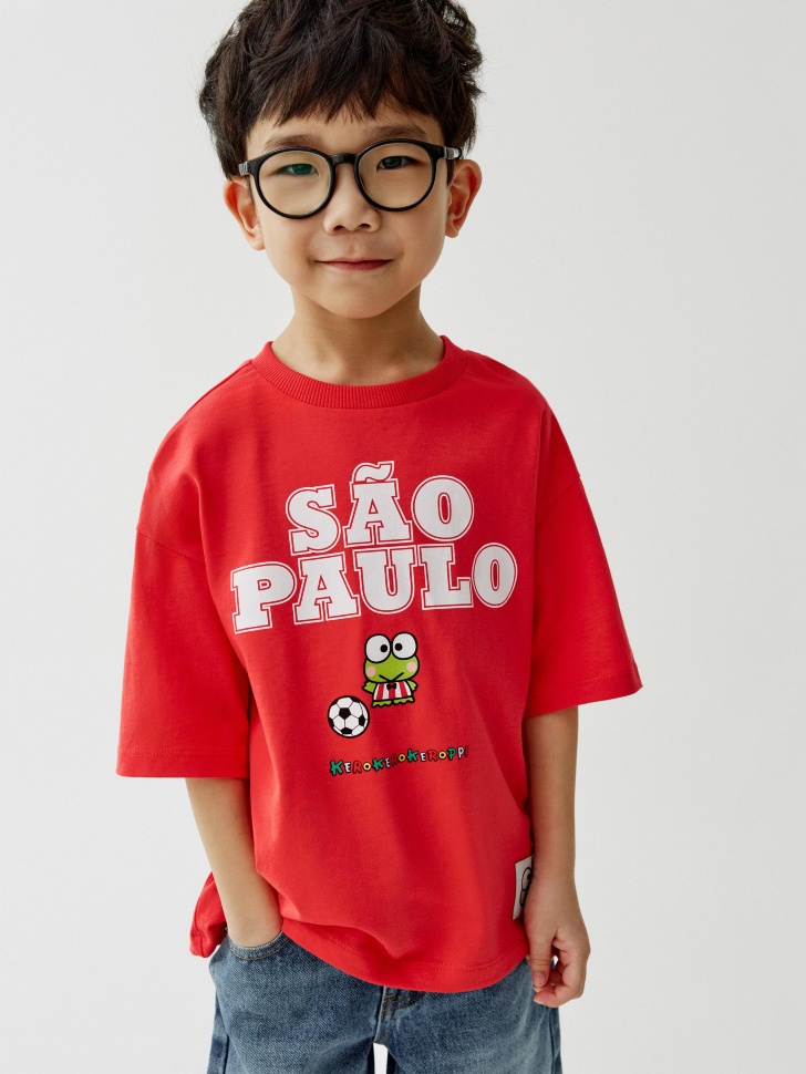 футболка оверсайз с принтом для мальчиков 4610517972477 фотография