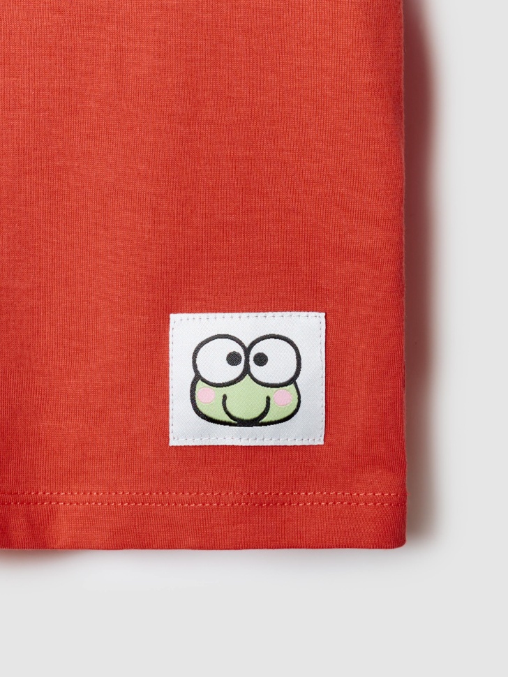 футболка оверсайз с принтом для мальчиков из хлопка спереди