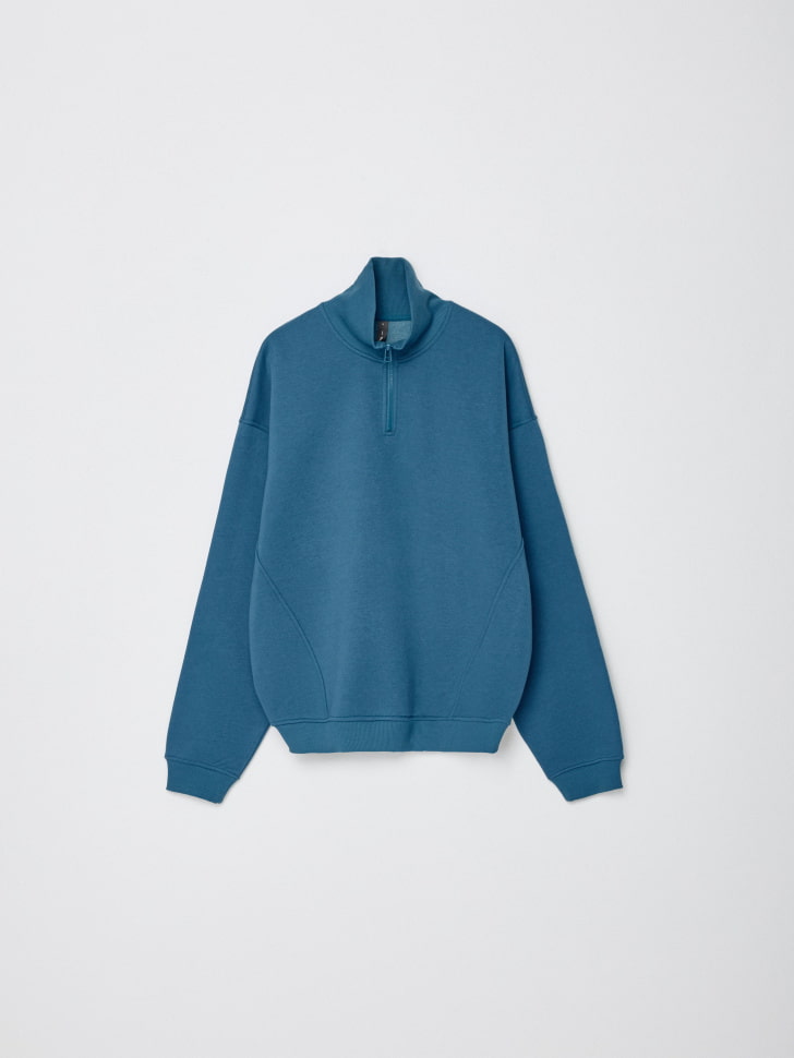

Свитшот Oversize fit с воротником