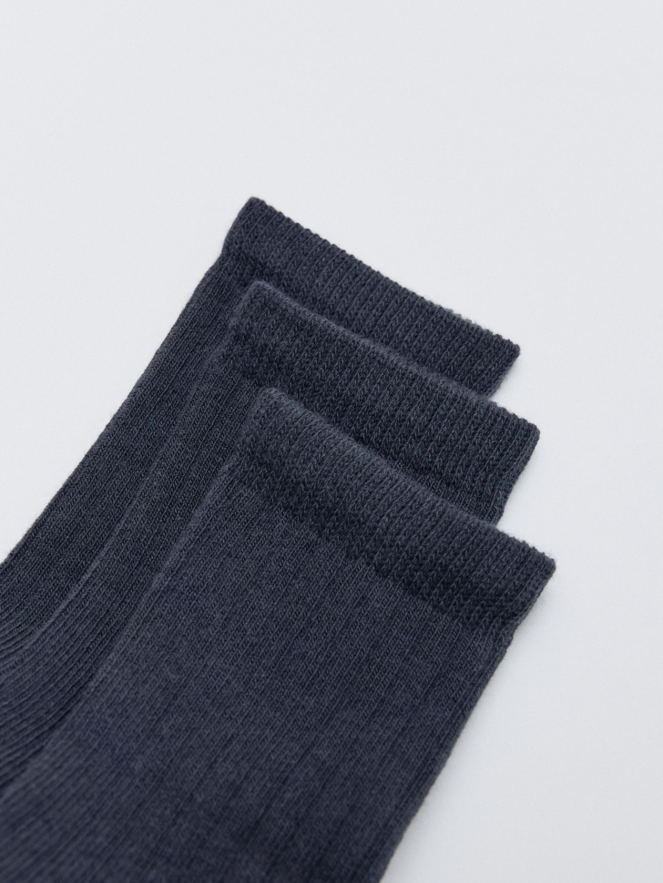 набор из 3 пар детских носков от бренда sela вид слева