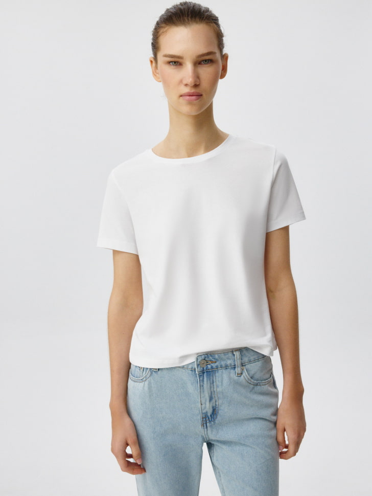 Футболки и лонгсливы  SELA Футболка EVA SLIM FIT