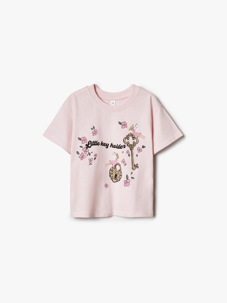 

Футболка с принтом для девочек, SL6802040203