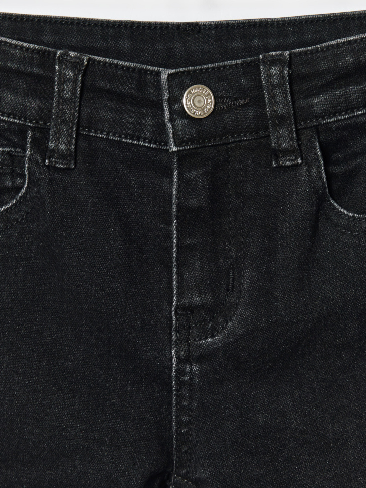 базовые зауженные джинсы для девочек по цене 1599 руб вид справа