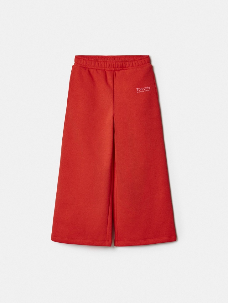 Широкие брюки SELA для девочек с принтом, арт. 38695