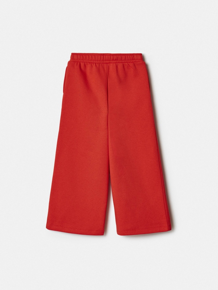 широкие брюки с  принтом для девочек от бренда sela вид слева