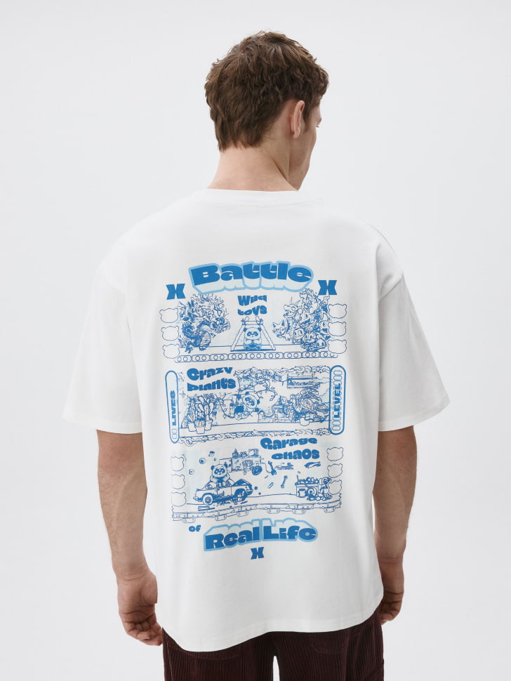 Футболка OVERSIZE FIT с принтом. Фото №2
