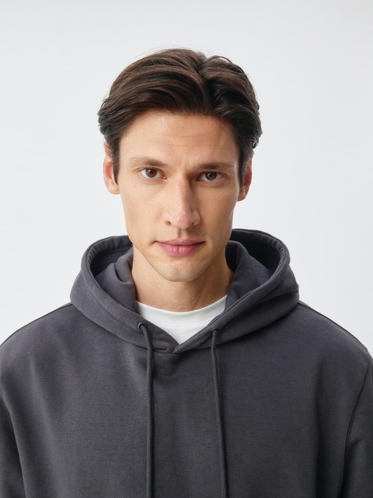 Худи REGULAR FIT из футера. Фото №6