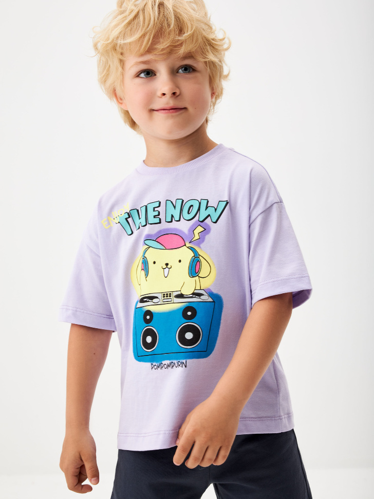 

Футболка с принтом Hello Kitty and Friends для мальчиков
