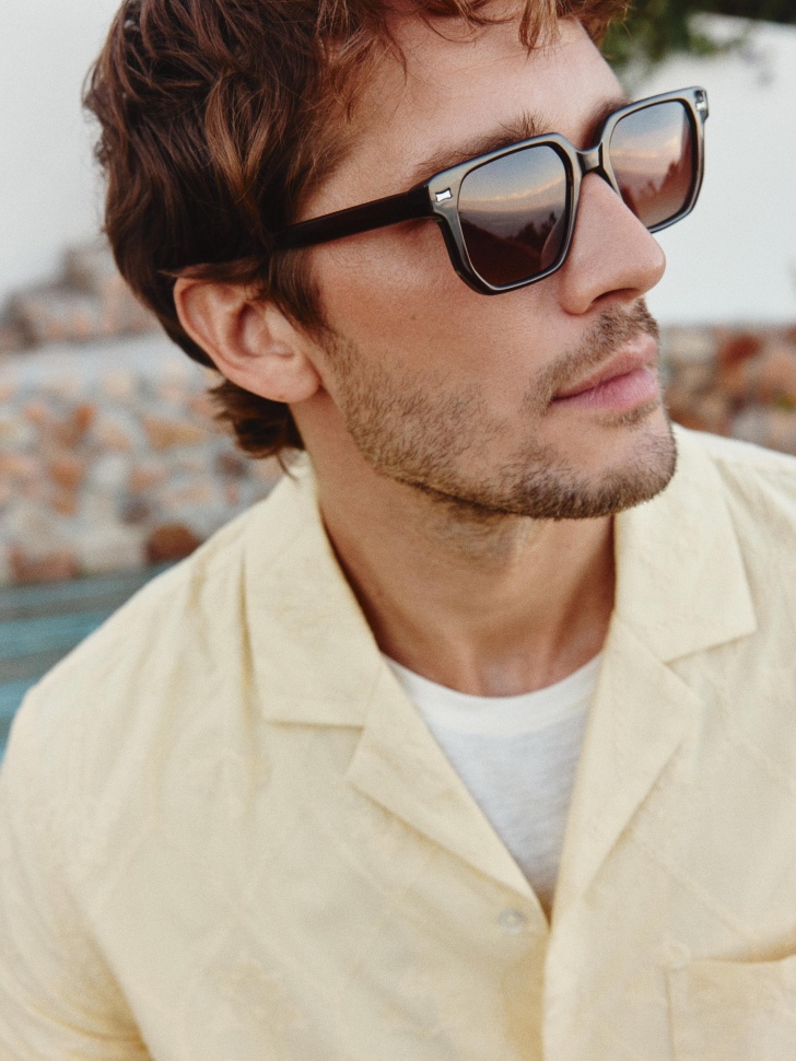 

Солнцезащитные очки в квадратной оправе, SL6805112701