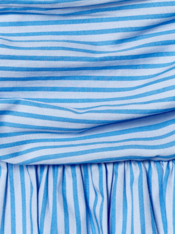 юбка-баллон в полоску для девочек из россии вид сбоку