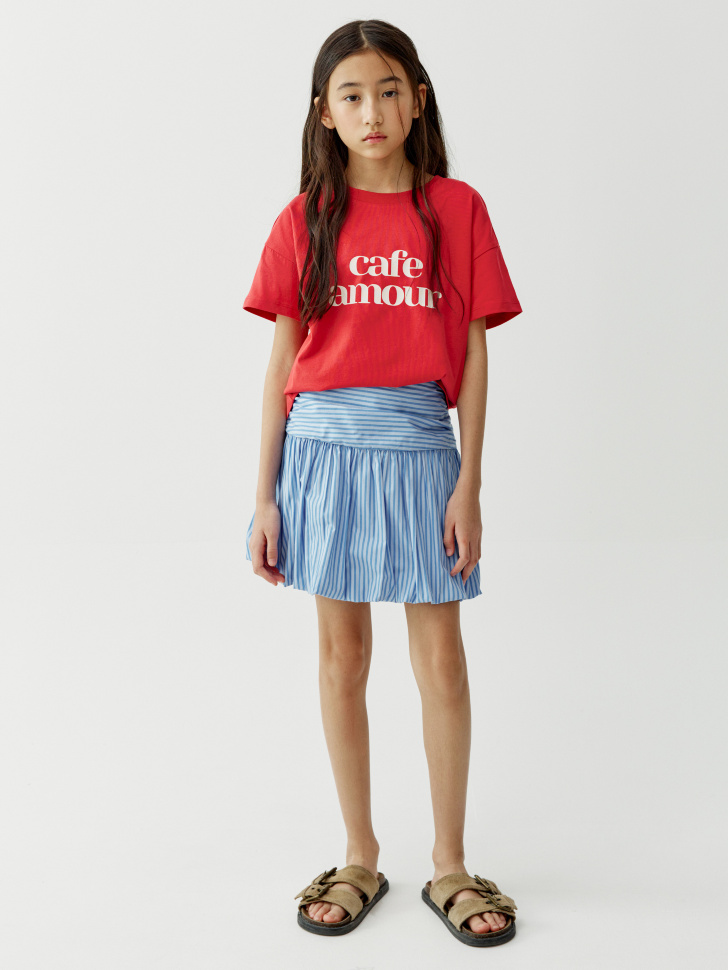 юбка-баллон в полоску для девочек 4680798067476 фотография