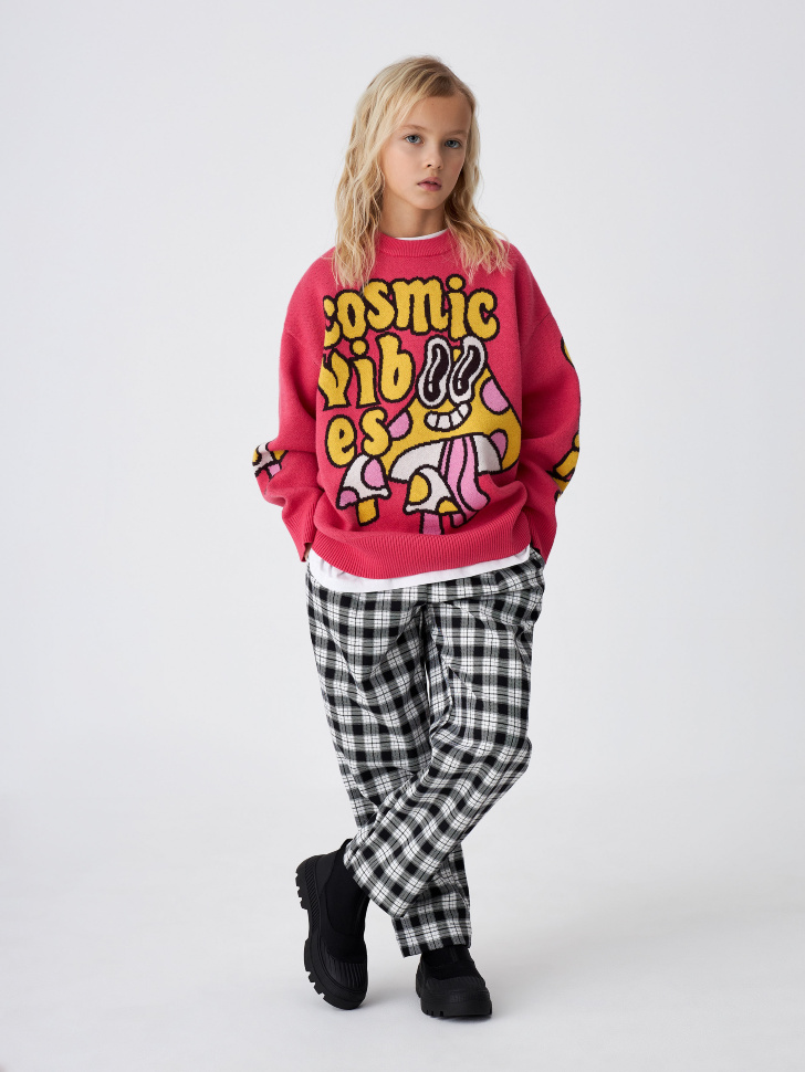 

Брюки в клетку для девочек