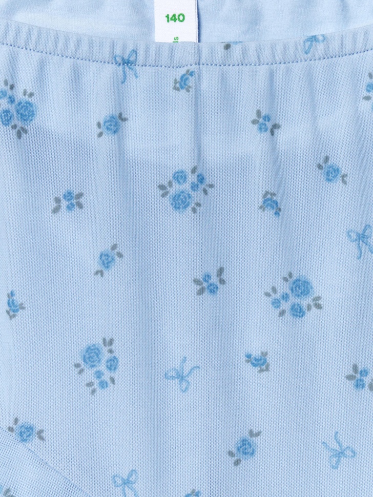 юбка-шорты с воланами для девочек из россии вид сбоку