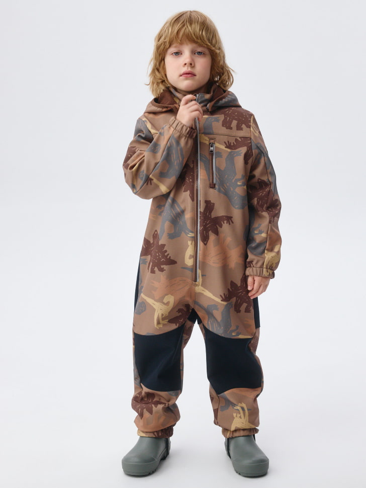 

Комбинезон из Softshell на флисе для мальчиков