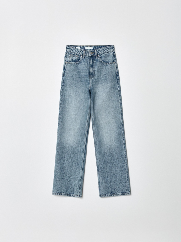 джинсы 411 wide leg из органического хлопка повседневного стиля с лицевой стороны