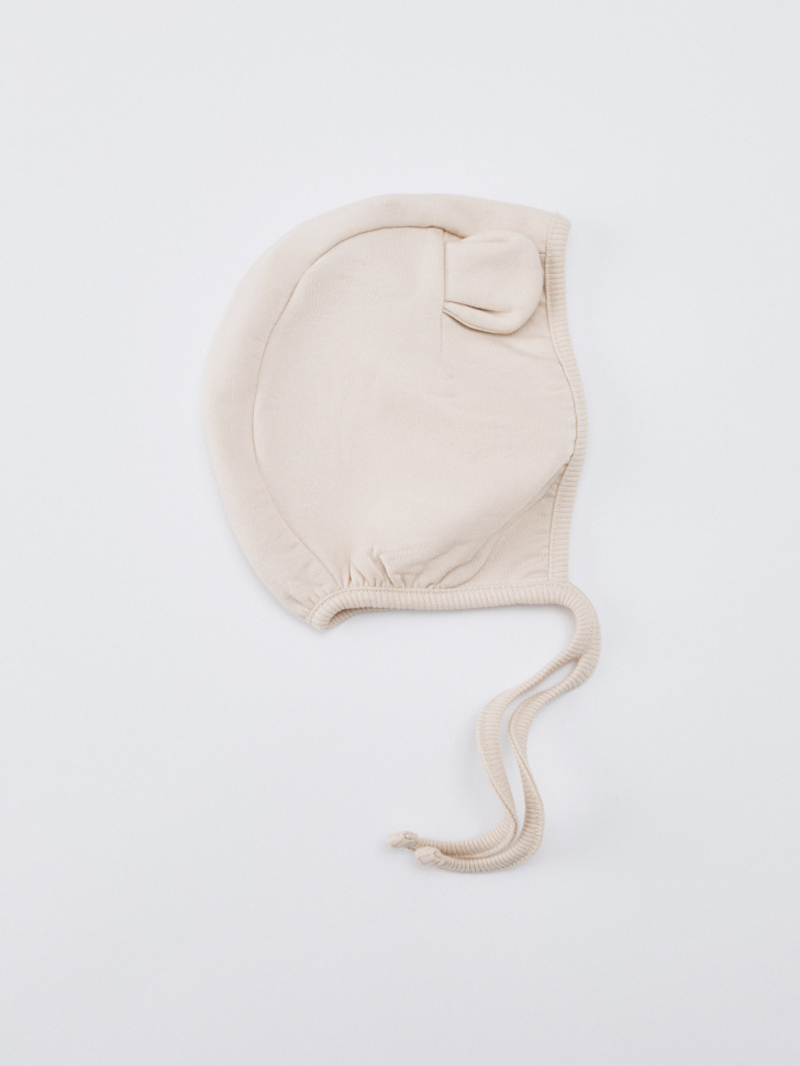 чепчик из хлопка с ушками для малышей 4680798766515 по акции