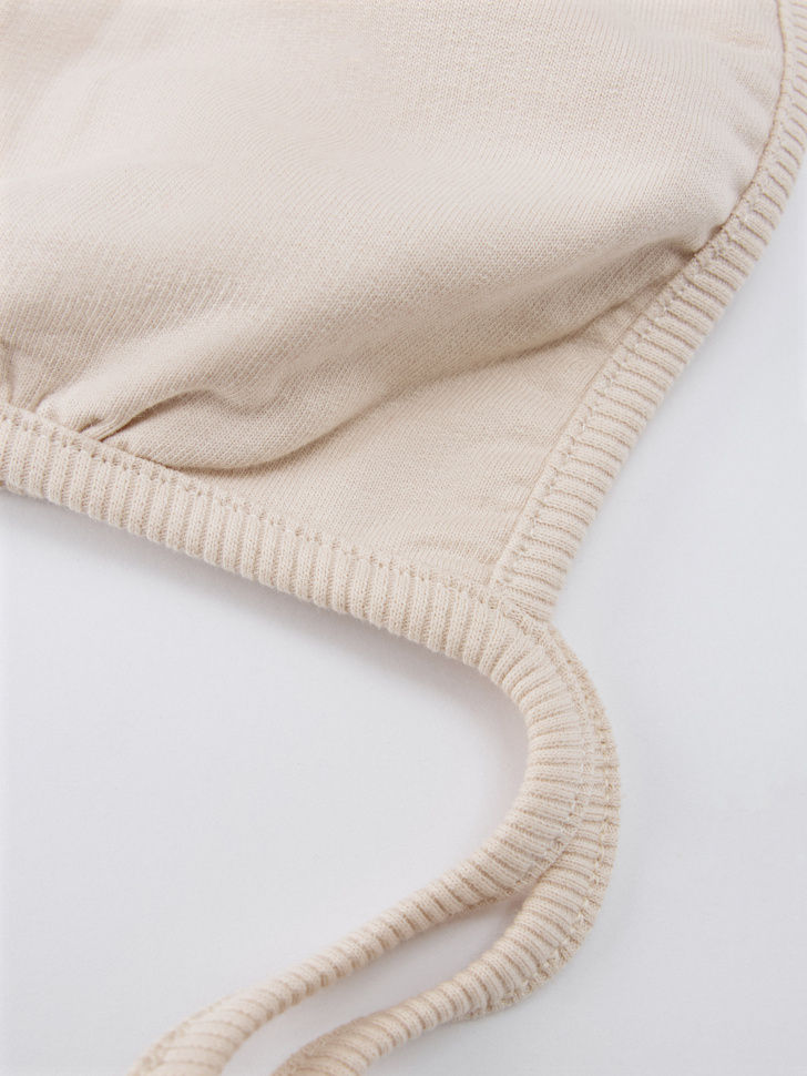 чепчик из хлопка с ушками для малышей 4680798766515 в интернет магазине