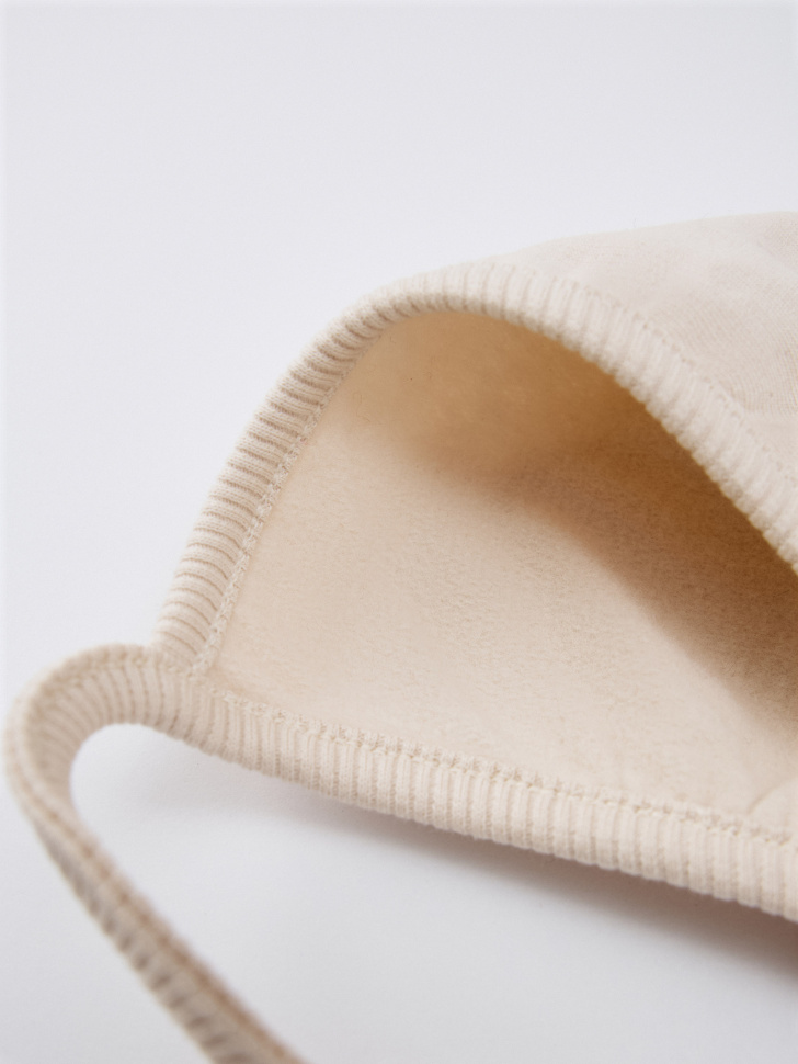 чепчик из хлопка с ушками для малышей 4680798766515 купить с доставкой