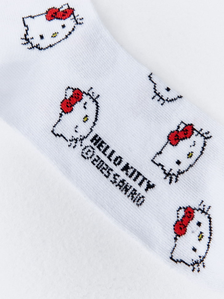Набор из 2 пар носков Hello Kitty для девочек. Фото №3