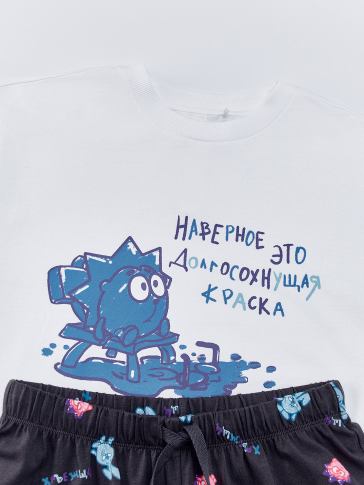 пижама с принтом для мальчиков  x смешарики 4610517109323 по акции