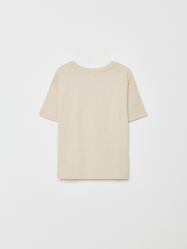 футболка оверсайз с принтом для девочек 4680798469058 по акции