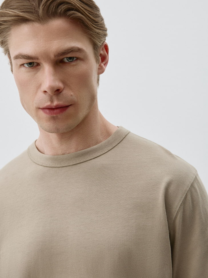 Футболка PETER REGULAR FIT базовая. Фото №4