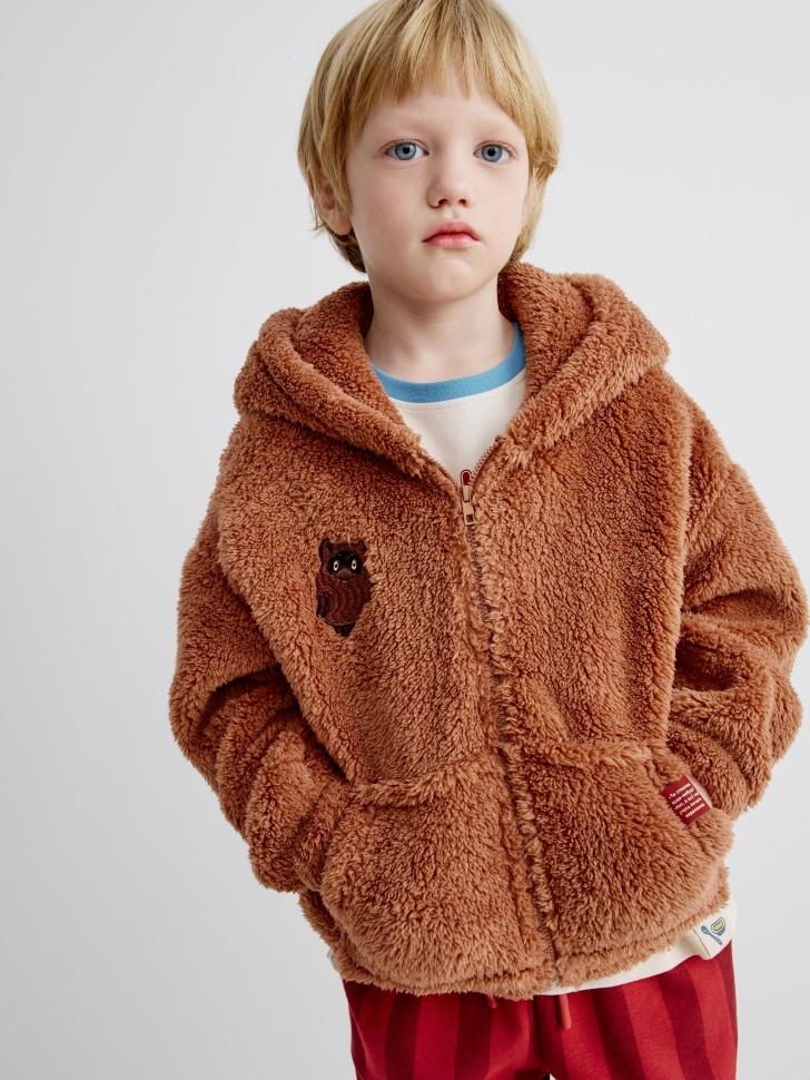 плюшевая толстовка для мальчиков  x союзмультфильм по цене 2499 руб вид справа