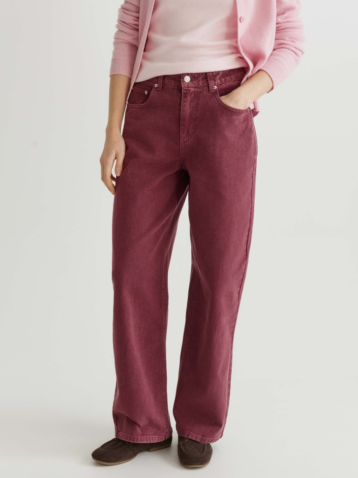 джинсы loose straight от бренда sela вид слева