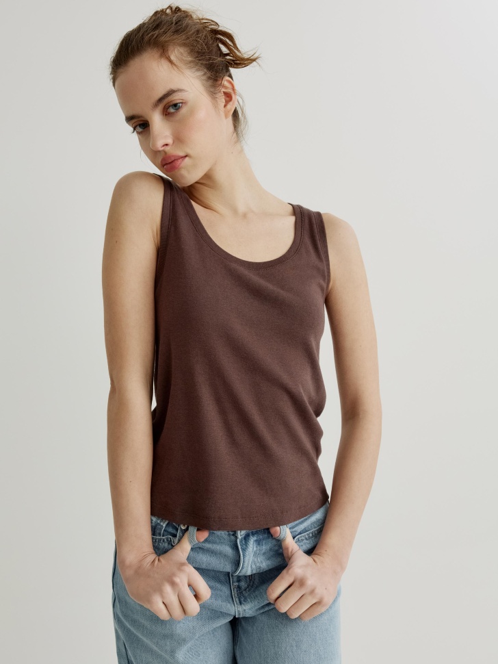 Топ SELA из смесового модала и хлопка, арт. 38481