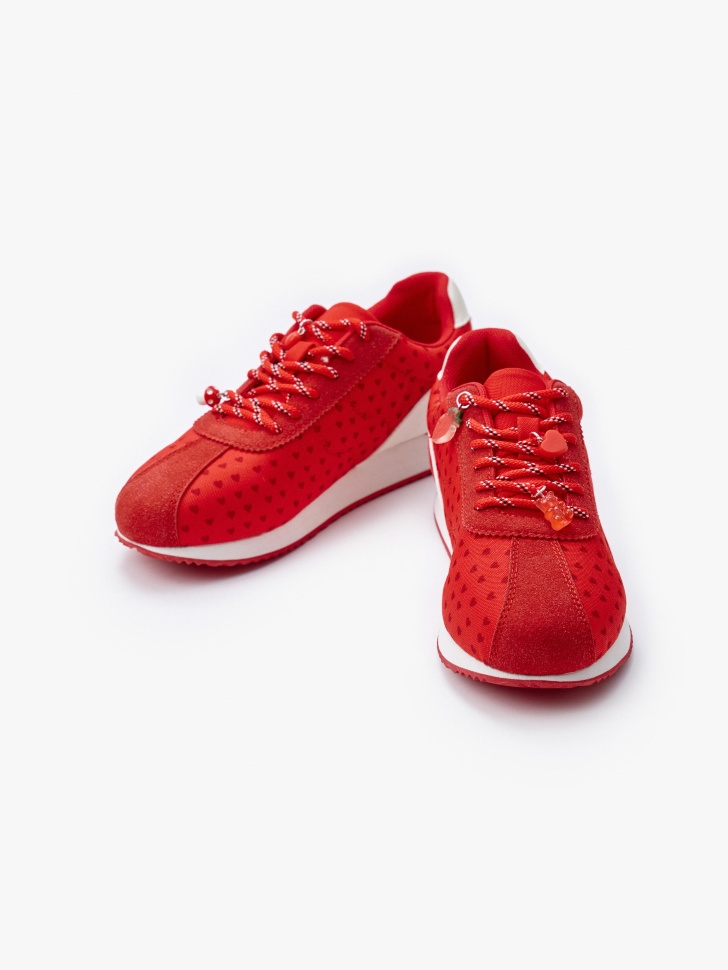 комбинированные кеды с декором девочек по цене 4299 руб вид справа