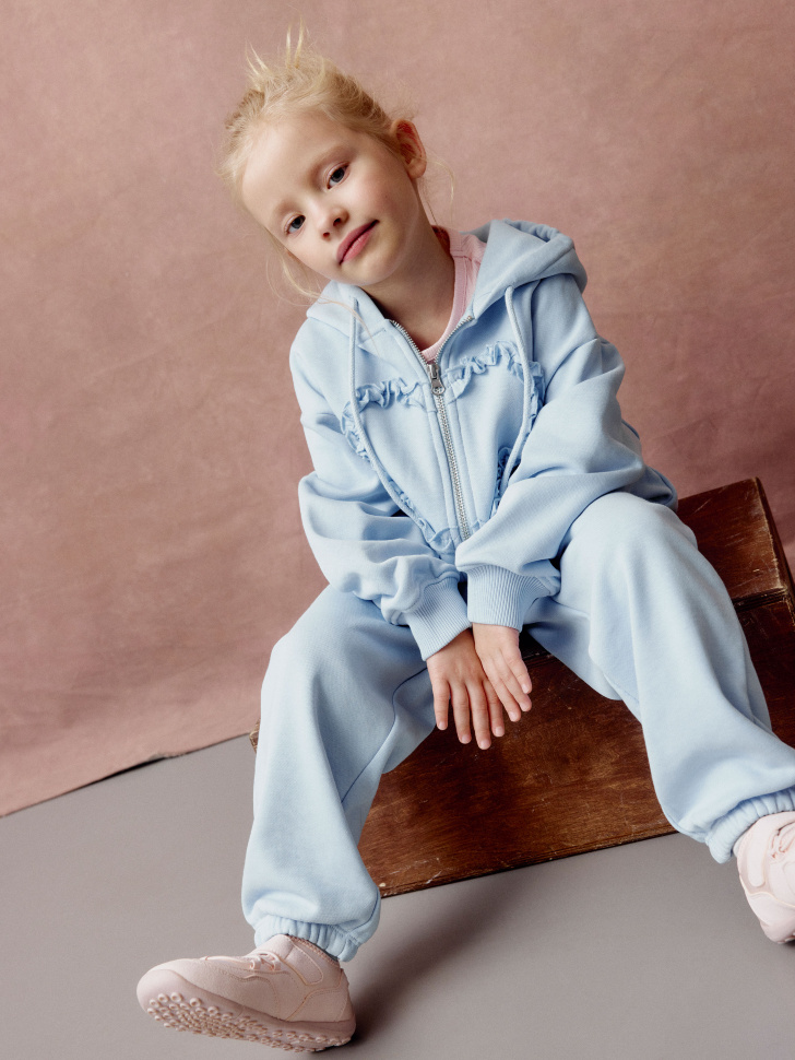 

Толстовка с аппликацией для девочек, SL6803040403