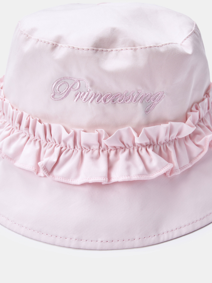 Панама Sela с оборками для девочек, розовый, арт. 43047