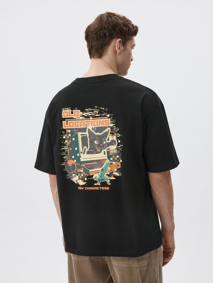 Футболка OVERSIZE FIT с принтом