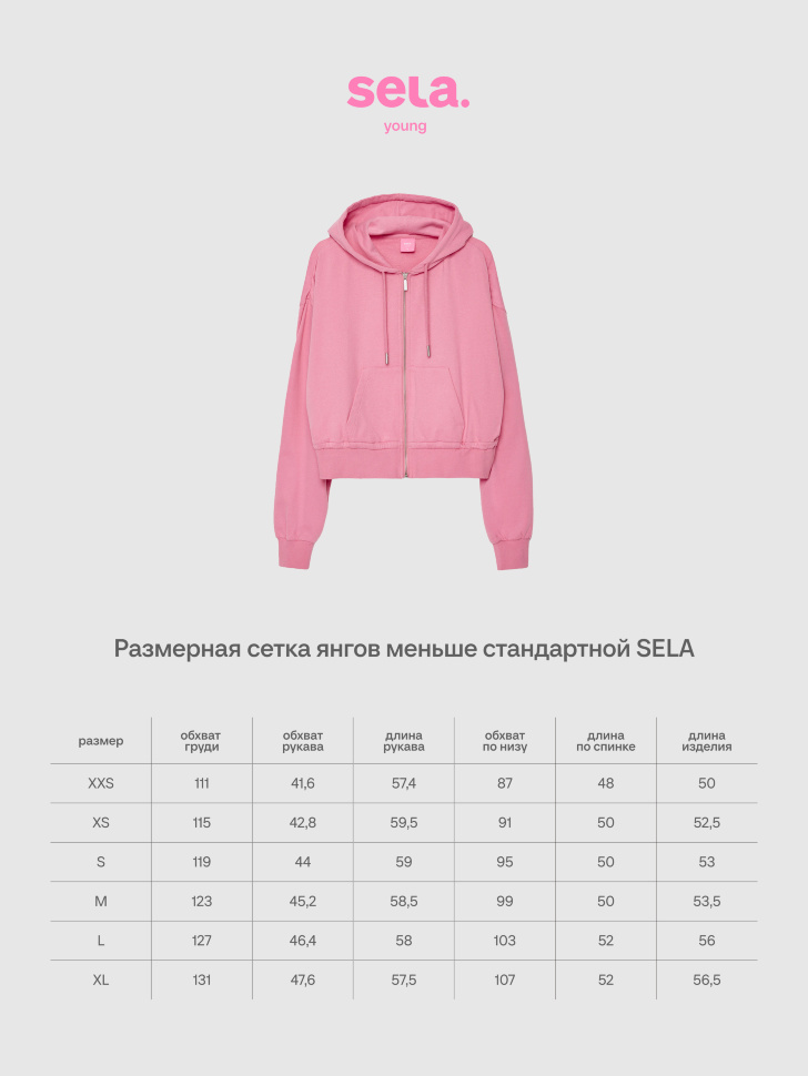 Толстовка оверсайз из линейки SELA Young. Фото №5