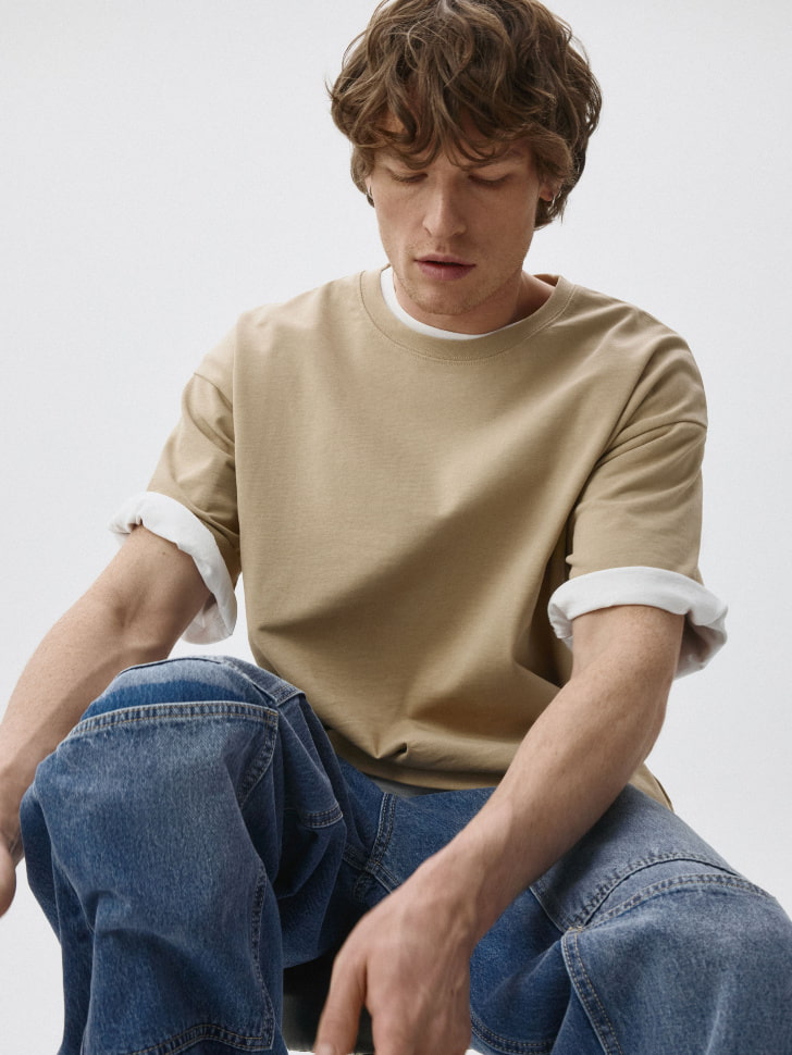 Футболка ALEX OVERSIZE FIT базовая. Фото №4